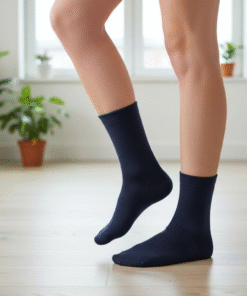 Pihe puha, Fekete, Női normál zokni,5 pár/csomag