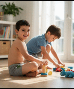 Kisfiú boxer alsó szett dinós