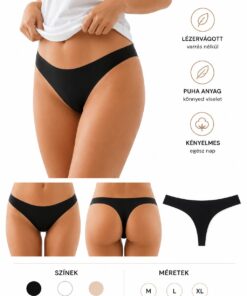 Heat Underwear női lézervágott varrás nélküli féltanga M, L és XL méretben