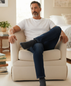 Férfi,bambusz zokni,orrvarrás nélküli,köztes szárú,boka,5 pár/csomag