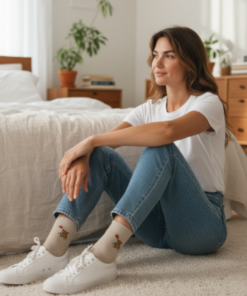 Pesail,Női,zokni,macis,5 pár/csomag