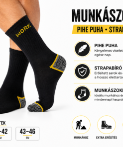 Pihe Puha strapabíró munkászokni 39-42 és 43-46 méret