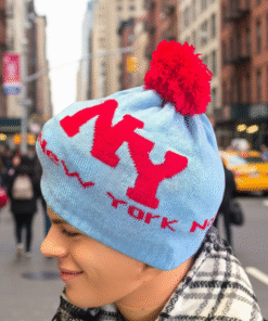 Férfi sapka, New York felirattal