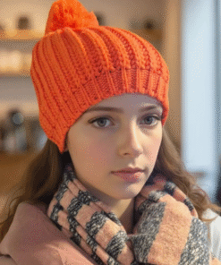 Női kötött sapka,vastag