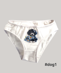 Egyedi gyártású alsó,bugyi,kutya mintás,L-es