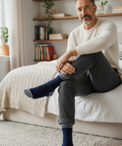 Pesail,Férfi normál szárú zokni,5 pár/csomag,színes