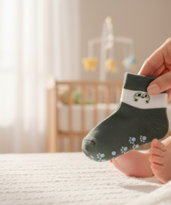 Csúszásgátlós baba zokni,állat mintás,5 pár/csomag