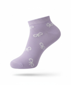 Női,boka zokni,masnis5 pár/csomag