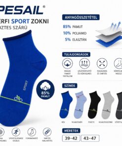 Gumi nélküli sport gyógyzokni infografika