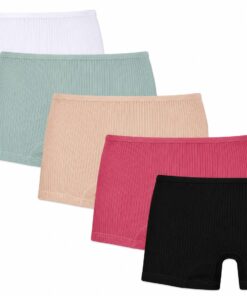 Női Bordázott Pamut Boxer – 95% Pamut, Kényelmes Boxer Fazon, M–XL