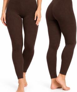 Pesail női thermo leggings sötétbarna színben