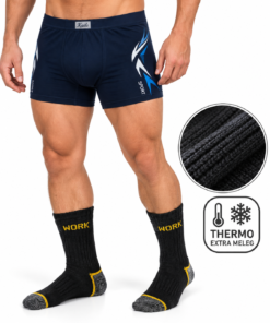 Férfi thermo munkászokni és Kaile boxer modellen