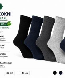 Mentolos férfi zokni 95% pamut 5 pár