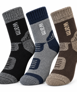 Warm férfi gyapjú thermo zokni 3 páros csomag