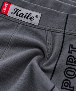 Kaile SPORT férfi boxer puha pamut anyaga közelről
