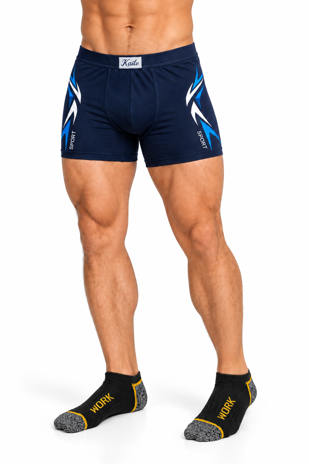 Férfi WORK bokazokni és Kaile boxer modellen