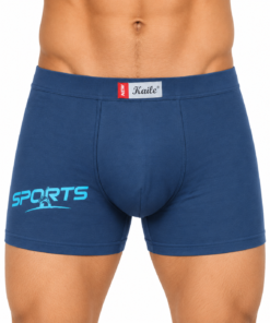 Kék Kaile Sports férfi boxer modellen