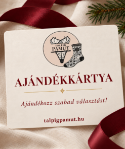 Talpig Pamut digitális ajándékkártya, eredeti logóval és talpigpamut.hu domainnel