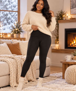 Namaldi női téli leggings téli lifestyle környezetben
